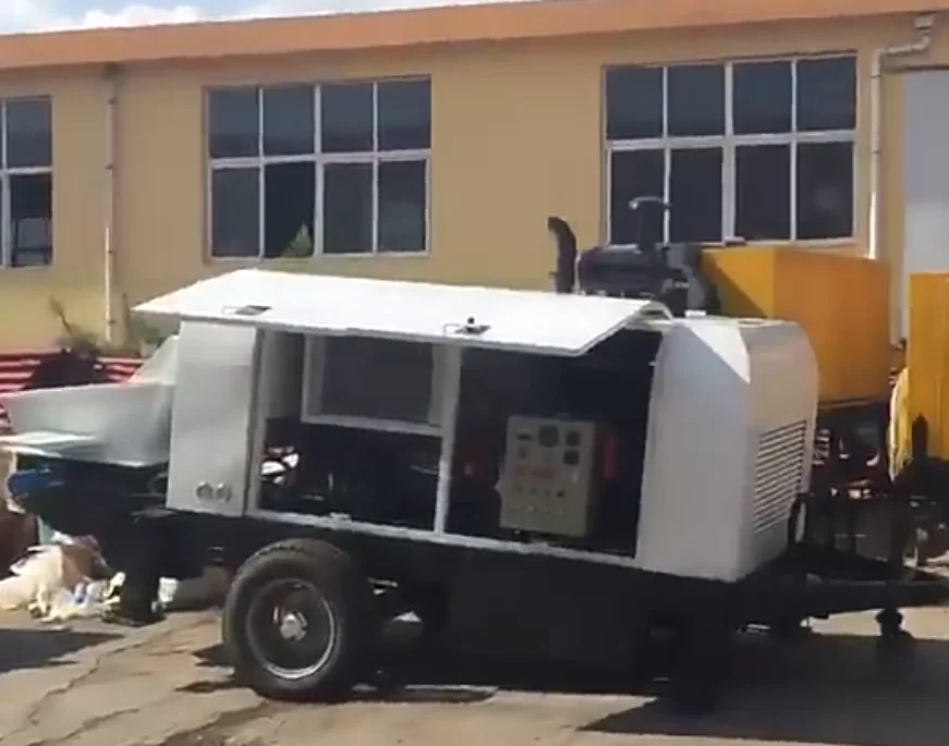 

YG Customized Engine Trailer Concrete Pump 50M3 Small Portable Concrete Pump Electric Concrete Pump Machine