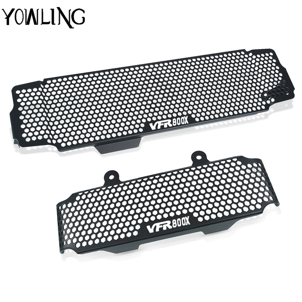 For Honda VFR800X Crossrunner 2015-2023 Radiator Guard Tank Grille Shield Engine Oil Cooler Bezel Protector Mesh Cover VRF 800 X