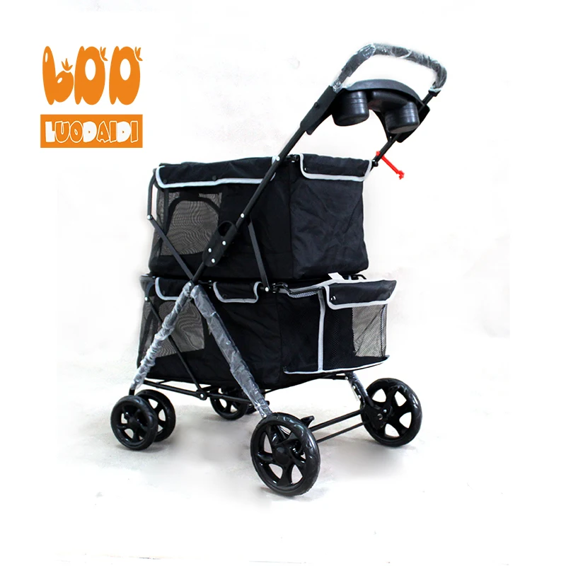 2 bottle holders pet cart pet gear stroller jogger dog stroller for 2 oxford pet trolley