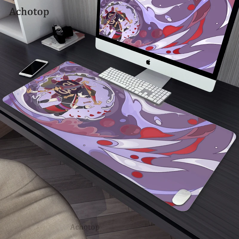 

Computer Mouse Pad XXL Anti-slip Genshin Impact Mousepad Rubber Keyboard Pads Gaming Setup Accessories Mouse Mat 900x400mm