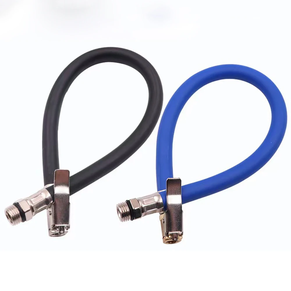 

1 PCs Flexible Hose for Pump with Quick Release Adapter, Tire Inflator Gun Hose with Tip, Compressor Hose