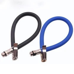 1 PCs Flexible Hose for Pump with Quick Release Adapter, Tire Inflator Gun Hose with Tip, Compressor Hose