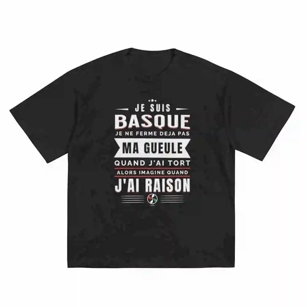 I Am Basque Basque Country Cross Short Sleeve Tee 100% Cotton T-Shirt
