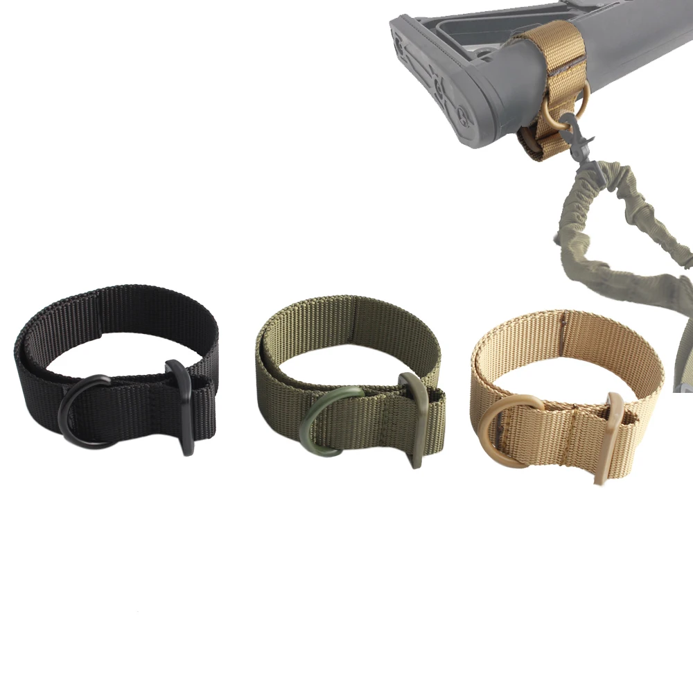 Military Airsoft Tactical ButtStock Tools Adapter Rifle Stock Gun Strap Gun Rope Strapping Belt Hunting Accessories