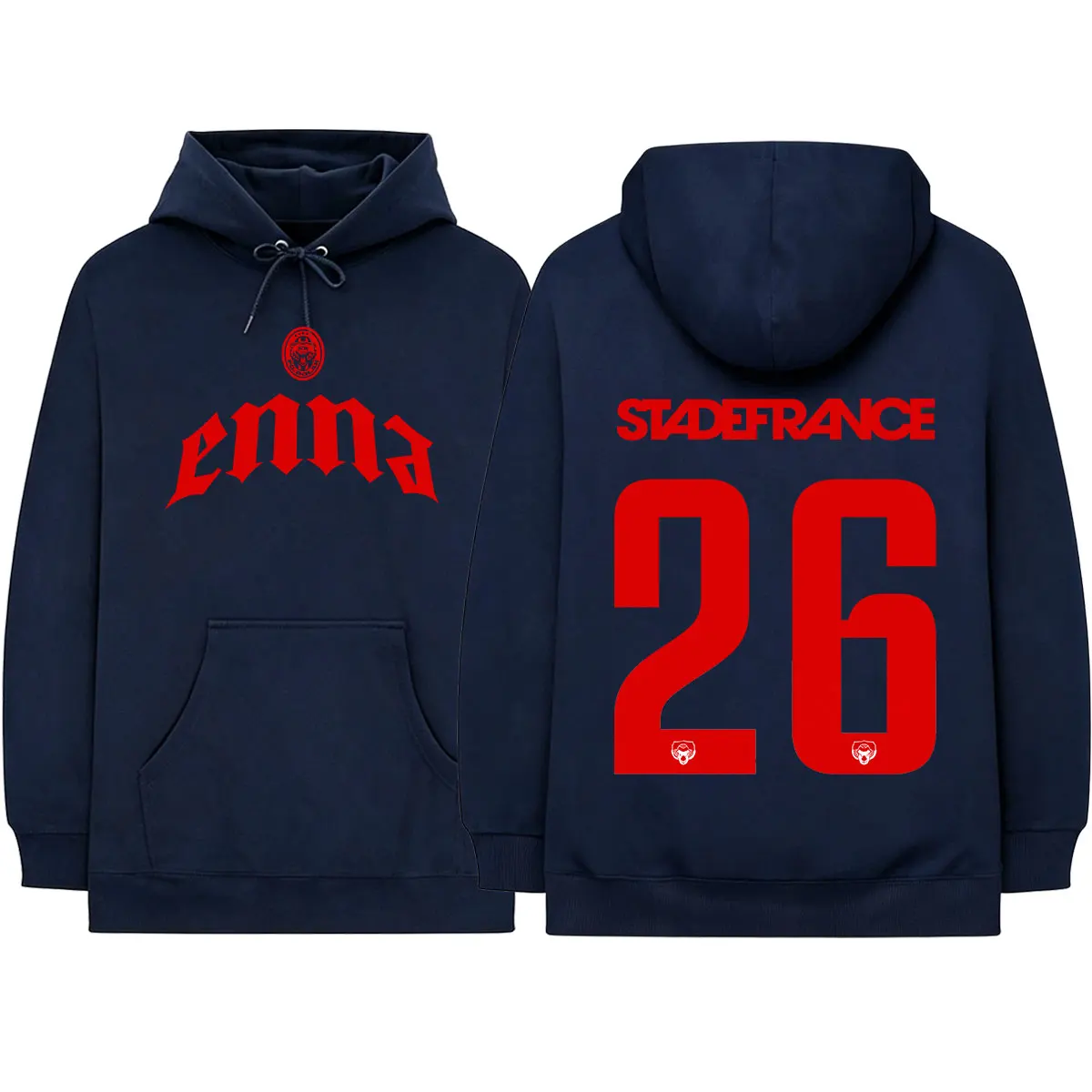 Rapper PLK Stade De France 2026 Tour Hoodies Men's Clothing Fashion Hip Hop Pullovers Fleece Long Sleeves Oversized Sweatshirts