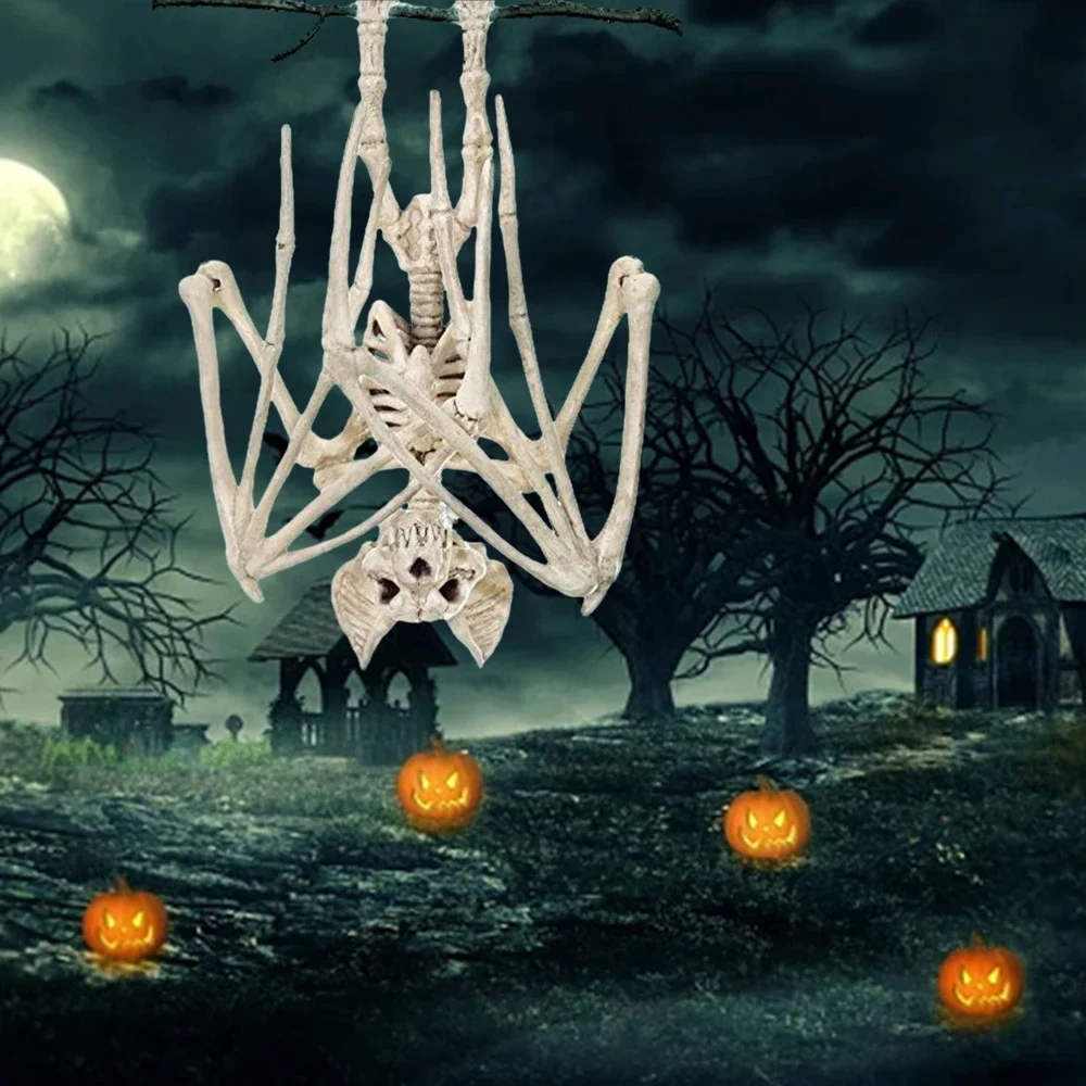 Halloween Horror Fledermäuse Skelett Maus Skorpion Eidechse Bonez Skelett Modell Festival Dekor Party Gruselige Halloween Party Dekoration – Detail 6
