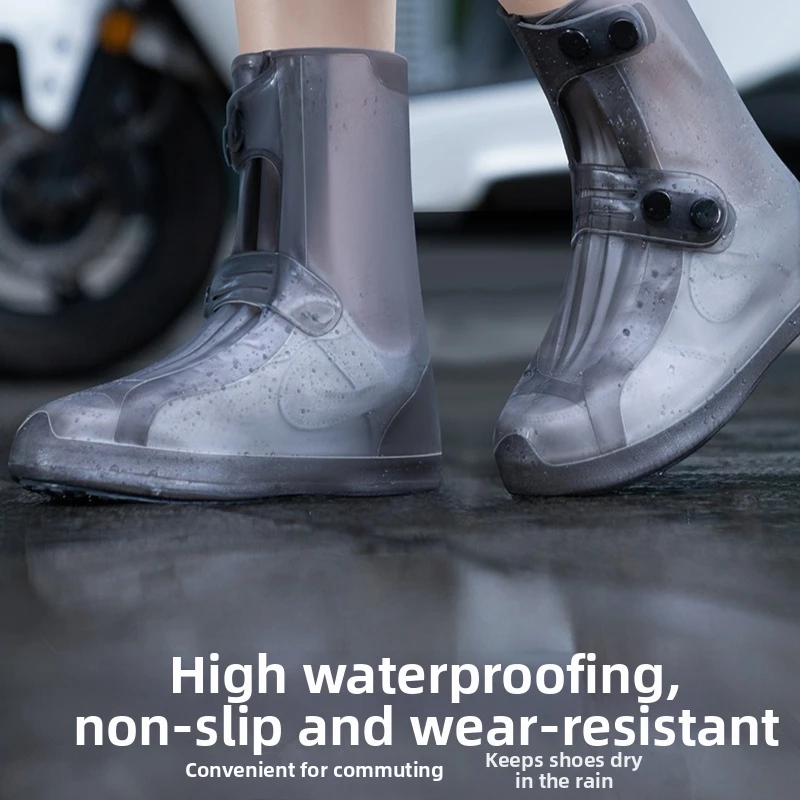 Rain Boot Covers Waterproof Anti Slip Shoe Cover Cubre Zapatos Para La Lluvia De Silicona Cubierta Ipermeable Para Lluvia
