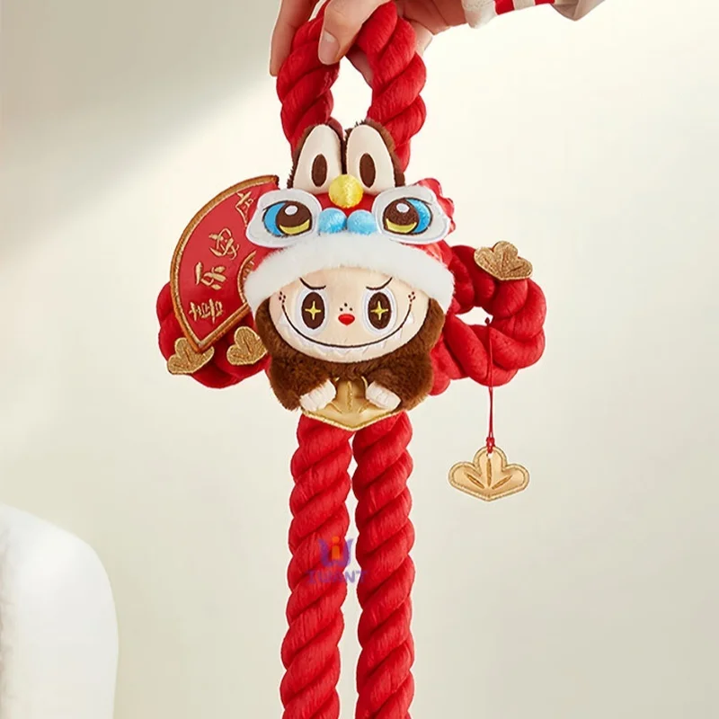 Popmart Golden Snake Lunar New Year Series Labubu Door Hanging New Year Decoration Peripheral Hanging Good Luck Atmosphere Gift