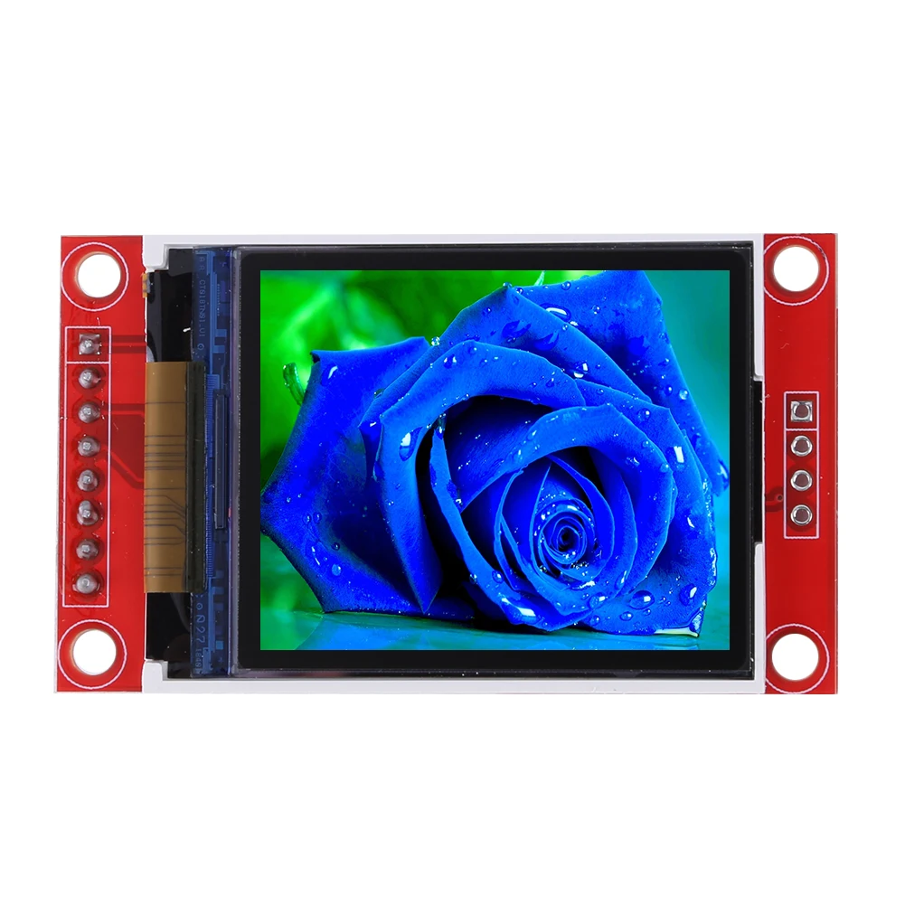 1.8 Inch Color LCD Display Module SPI Interface TFT LCD Display Shield Board ST7735 3.3V 128x160 Pixels with SD Card for Arduino