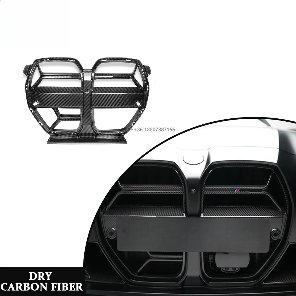 

High Quality Dry Carbon Fiber CSL Front Grille for M3 G80 G81 M4 G82 G83 Front Bumper Intake Grille Frame Trim Body Kit