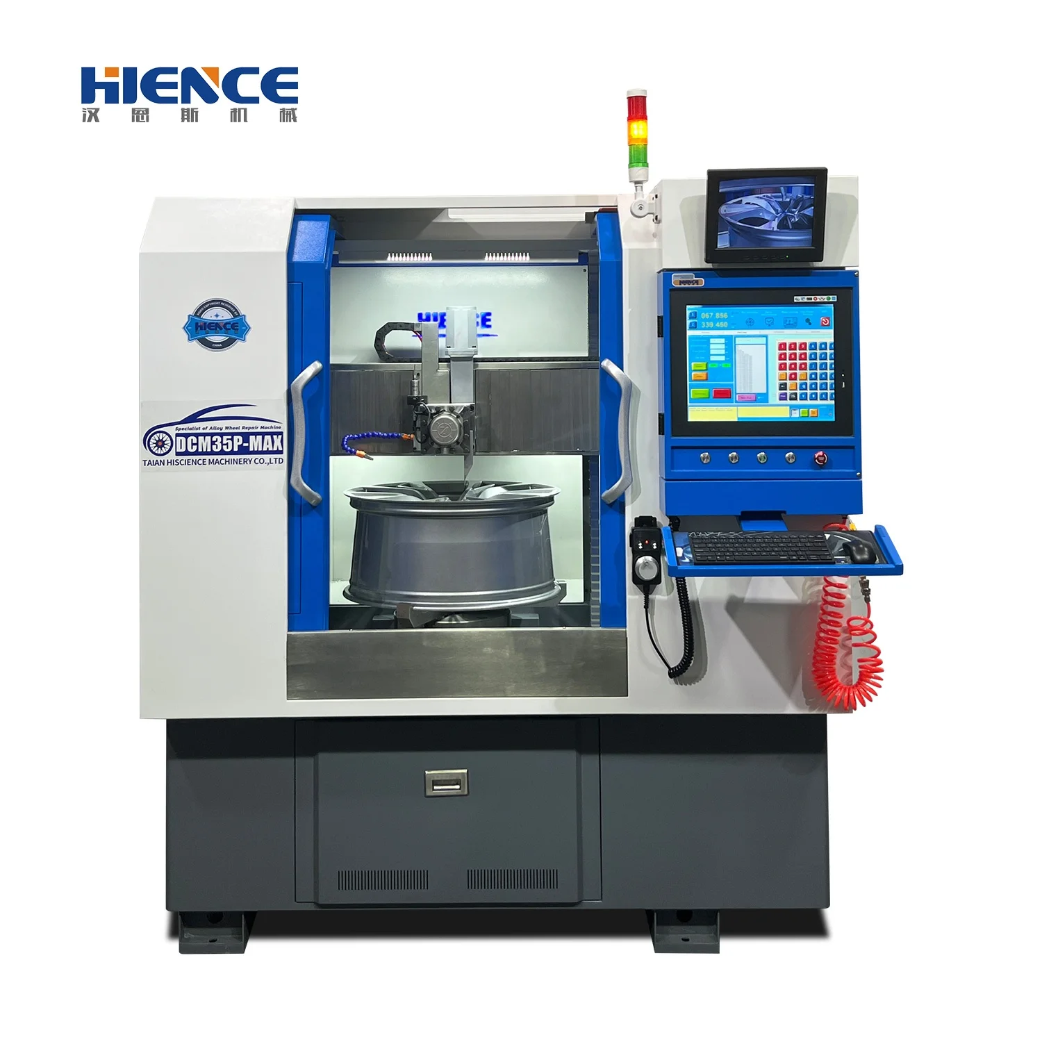 New Cars Cnc Rim Repair Lathe Machine Wheel Fixing Machine Alloy Wheel Repair Lathe DCM35P-MAX