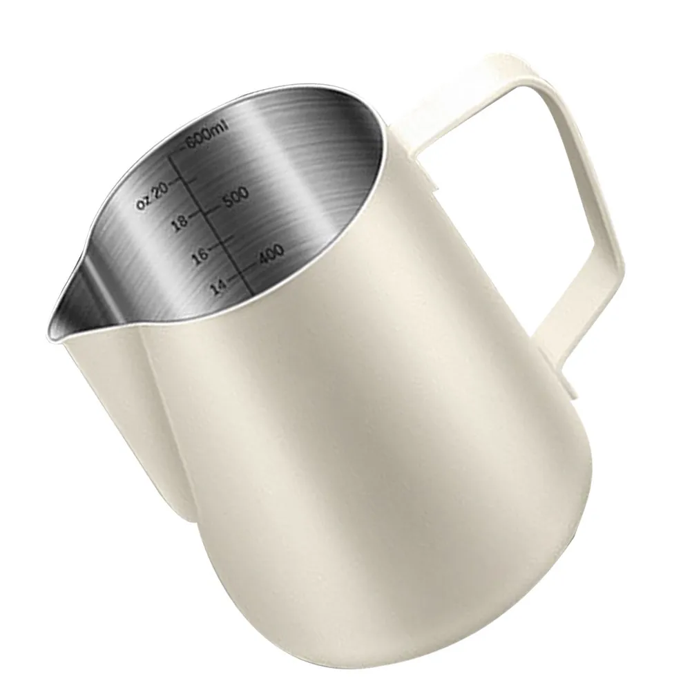 Stainless Steel Latte Art Pitcher Milk Frothing Jug for Espresso Machine Coffee Shop Home Use Large Capacity Rust