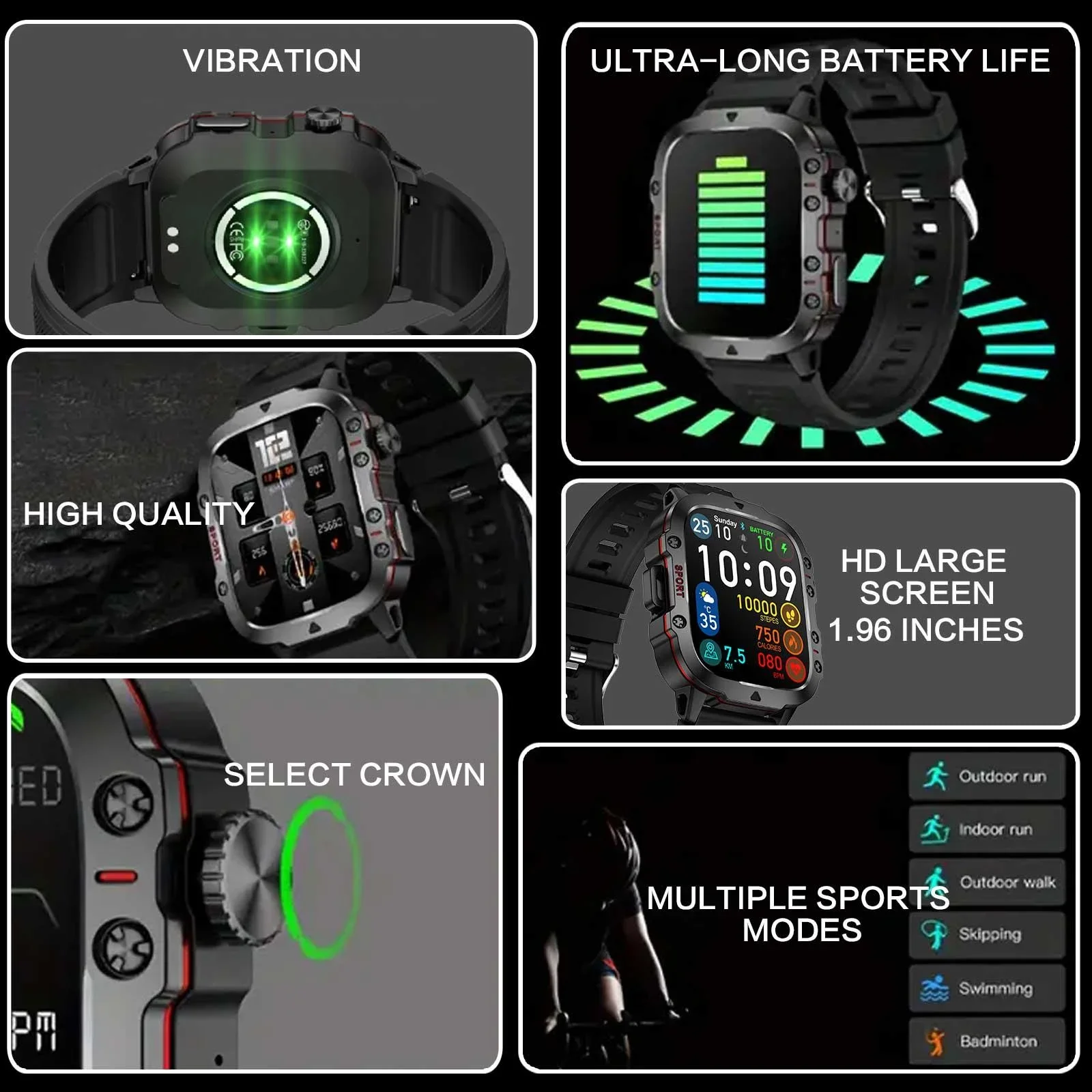 Women Smart Watch Bluetooth Calling IP68 Waterproof 100 Sports Modes Fitness Tracker Heart Rate Monitor for Outdoor Activities