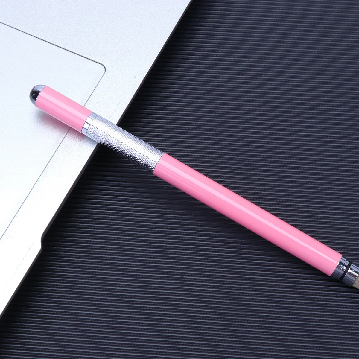 

Дисковый стилус, универсальный двойной емкостный металлический стилус для телефонов, планшетов, ноутбуков, розовый, подходит для устройств всех брендов, натуральный