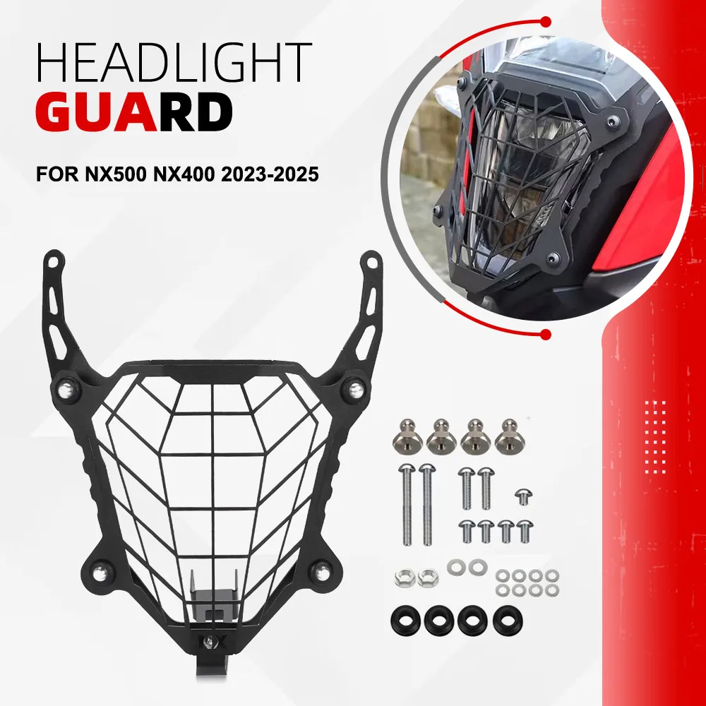 

NX 500 NX 400 Headlight Guard For Honda NX500 NX400 2023 2024 2025 Motorcycle Head Light Grille Cover Protection