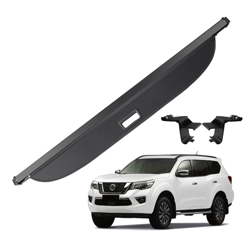 For Nissan Terra 2018+ Retractable Trunk Cargo Cover Waterproof Luggage Security Shade Privacy Auto Accessories