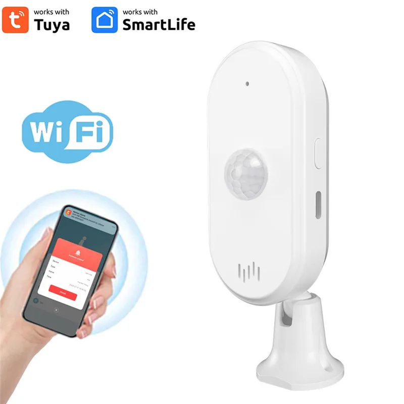 ABKN-Smart Life Tuya Wifi PIR محس حركة جسم الإنسان كاشف الأشعة تحت الحمراء كشف لنظام التحكم المنزلي الذكي