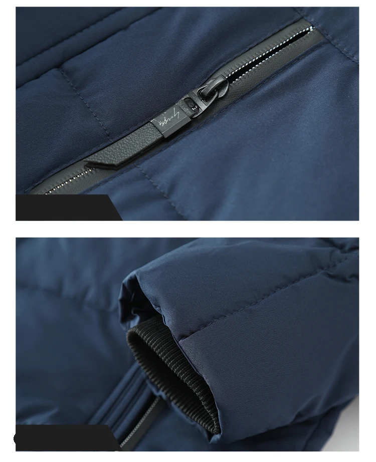 Men's Casual Windbreaker Parka Coat Windproof Warm Autumn Winter Outdoor Fashion Male Jacket Streetwear Overcoat Keep Warm