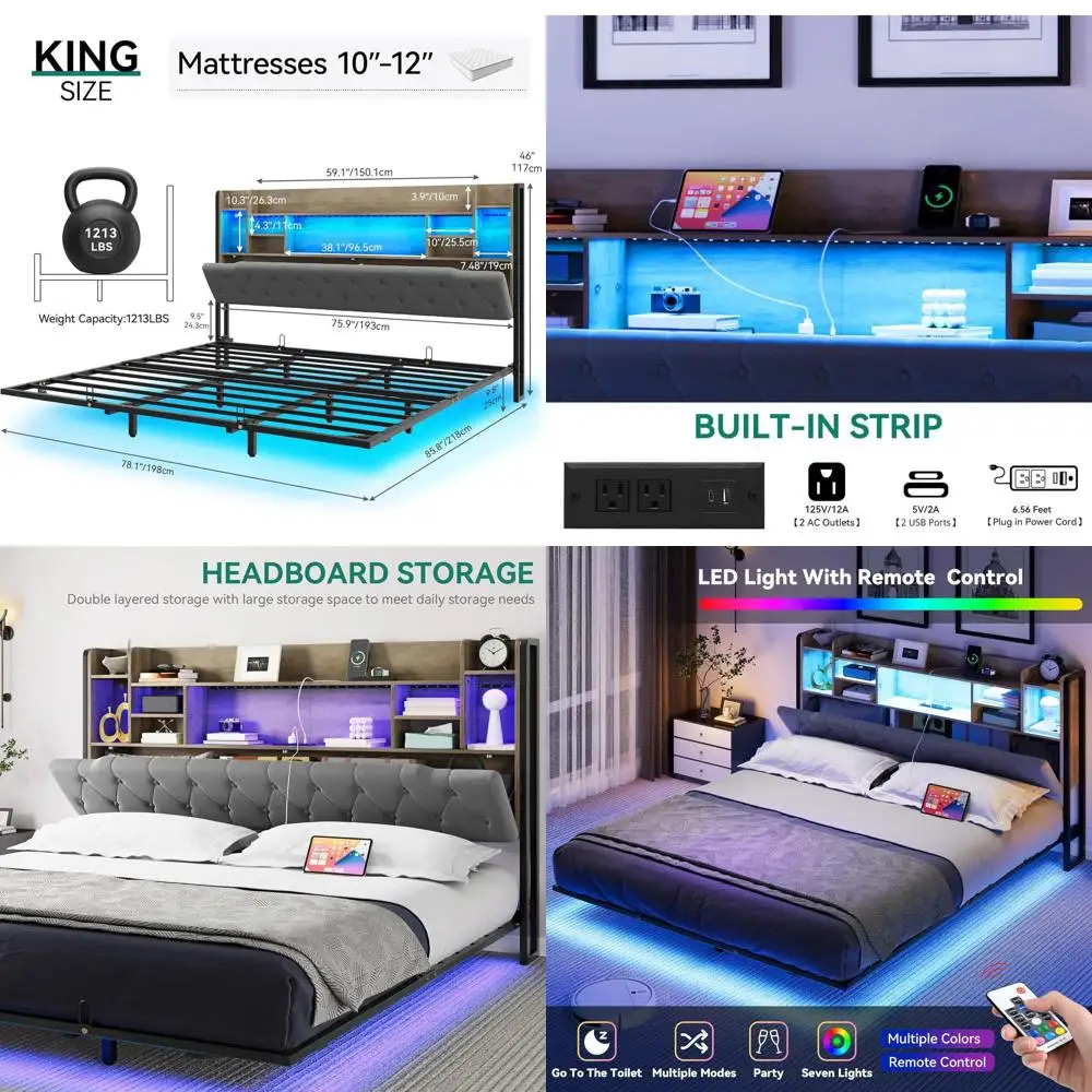King Loating Bed E,…