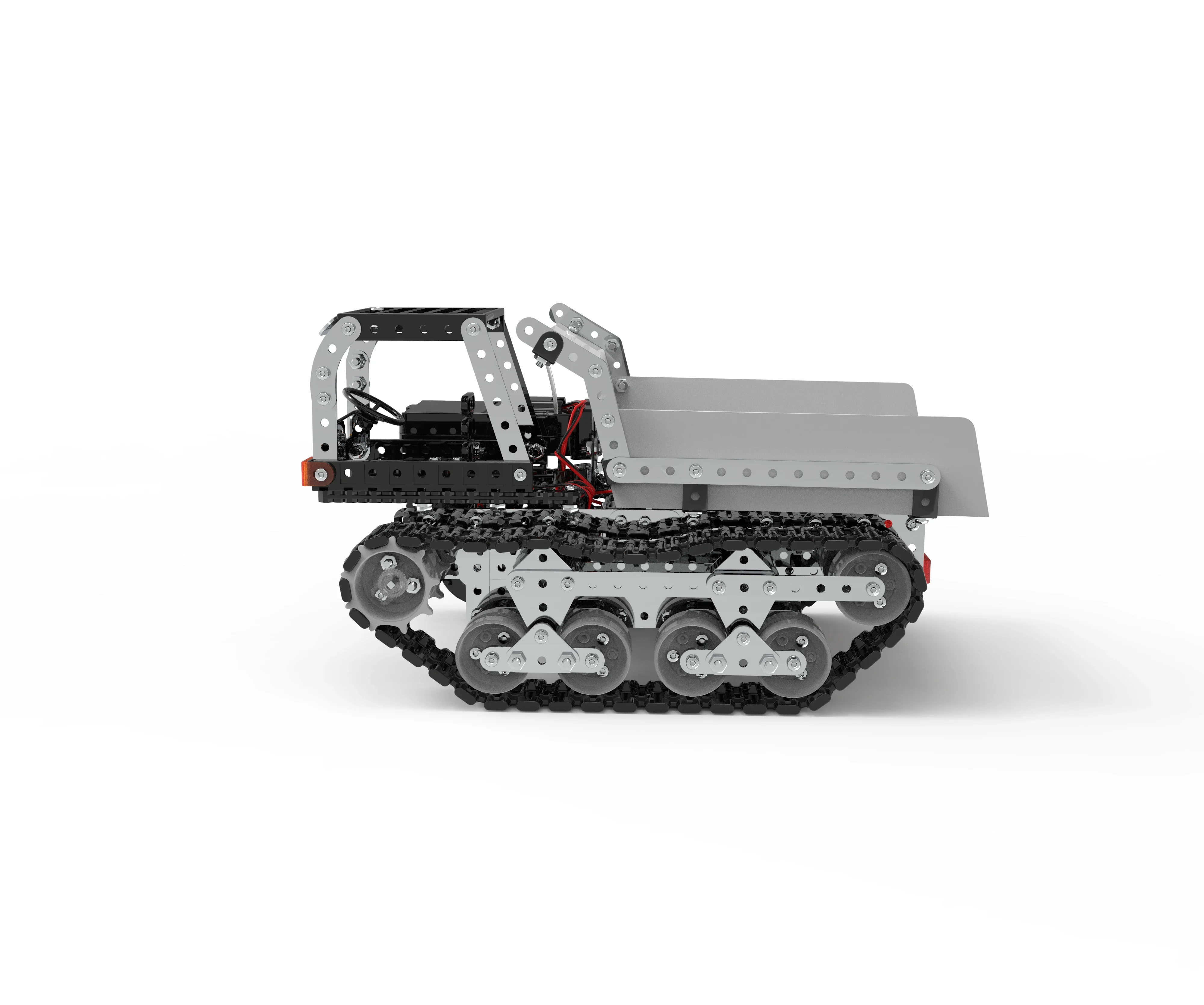 Metall Bausteine Montage Rc Lkw 10ch Raupen Muldenkipper Fernbedienung Lkw Schrauben Muttern Metall 3d Modell Für Jungen