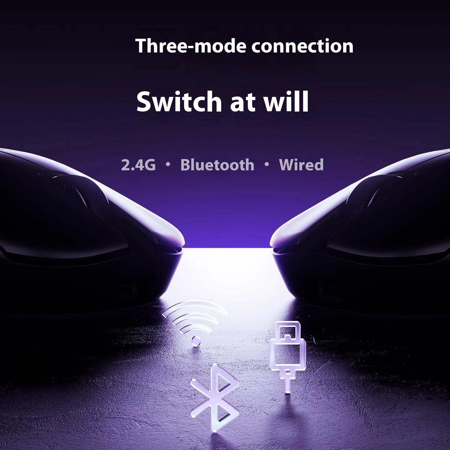 Мышь Atk U2, трехрежимная, 8k, легкая Bluetooth-мышь, конкурентоспособная прошивка, игровая мышь для киберспорта, аксессуары для ПК на заказ, подарки