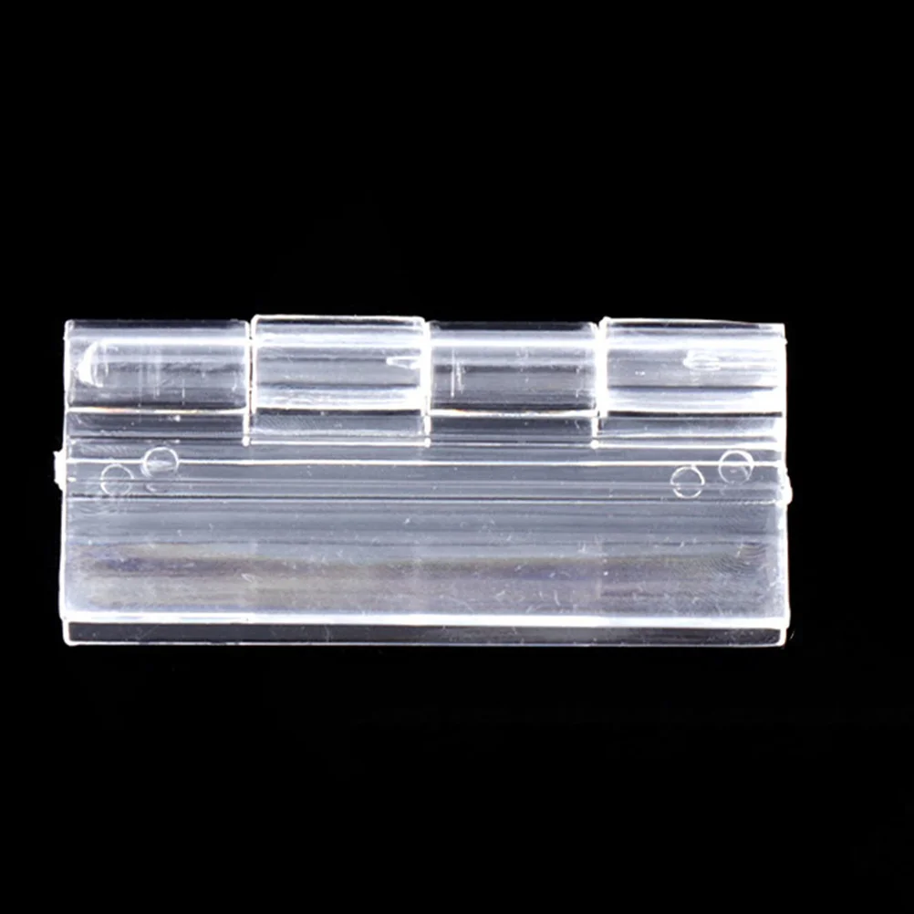 

12Pcs Clear Hinges Transparent Plastic for Cabinets Drawers Furniture DIY Projects Acrylic Hinge Acrylic Hinge