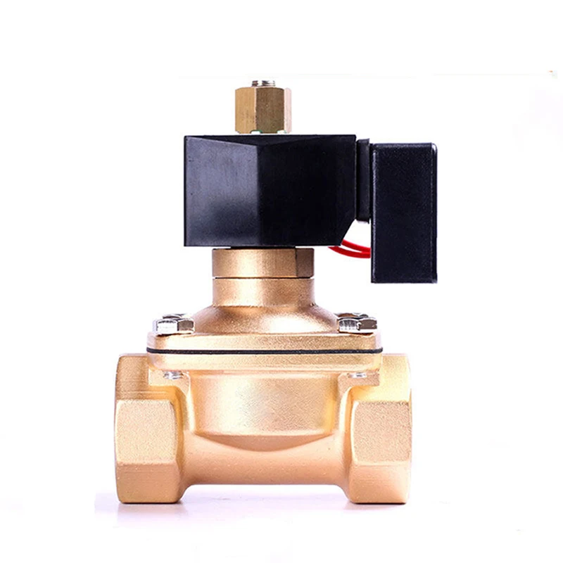 

1-1/2" Brass Non Hot Normally Open Solenoid Valve 24V 12V 110V 220V For 24 hours Working Solenoid Valve