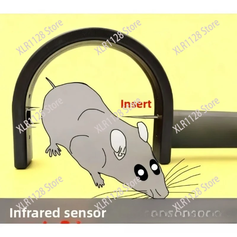 Automatic Mouse Trap Rat Cage Glue Board Indoor Outdoor Rodent Catching Killer