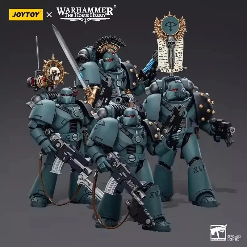 [IN STOCK]JOYTOY Warhammer The Horus Heresy 1/18 Sons of Horus MKVI Tactical Squad Anime Action Figure Collection Model Toy Gift