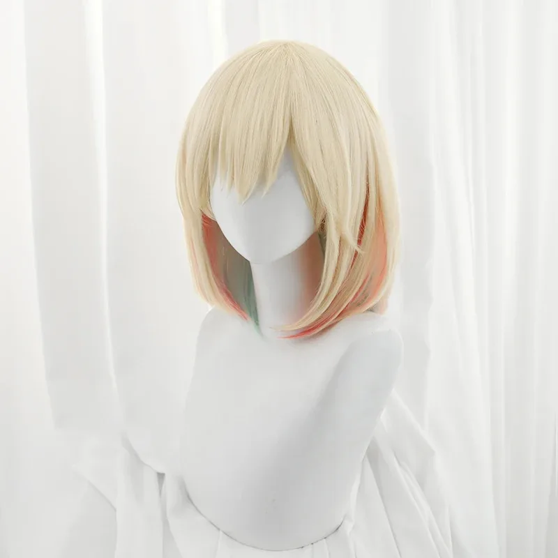 ROLECOS لعبة LOL Elementalist لوكس شعر مستعار تأثيري 30 سنتيمتر مختلط اللون النساء تأثيري الباروكات مقاومة للحرارة الشعر الاصطناعية