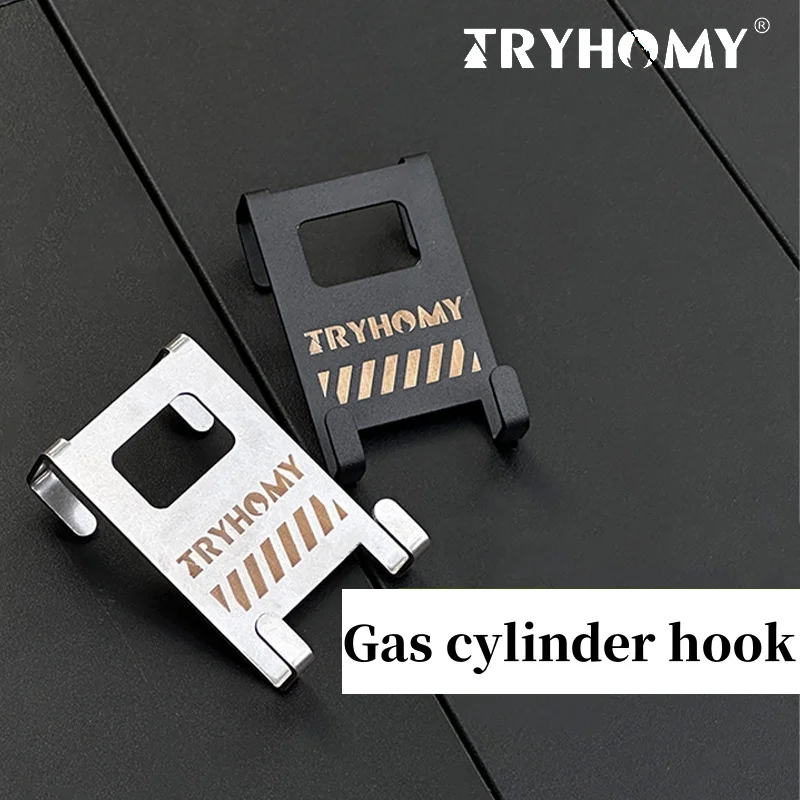 Abrazadera para cilindro de Gas, tipo tarjeta, estufa de Gas, abrazadera para tanque de Gas, accesorio para exteriores, equipo de Picnic, tipo tubo de Gas Compatible con mesa IGT
