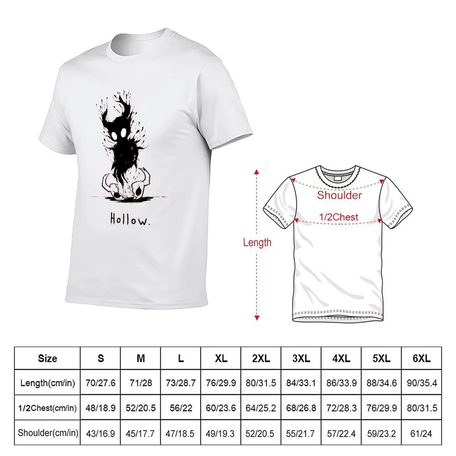 Hollow Void [Hollow Knight] T-Shirt cute tops blanks mens tall t shirts