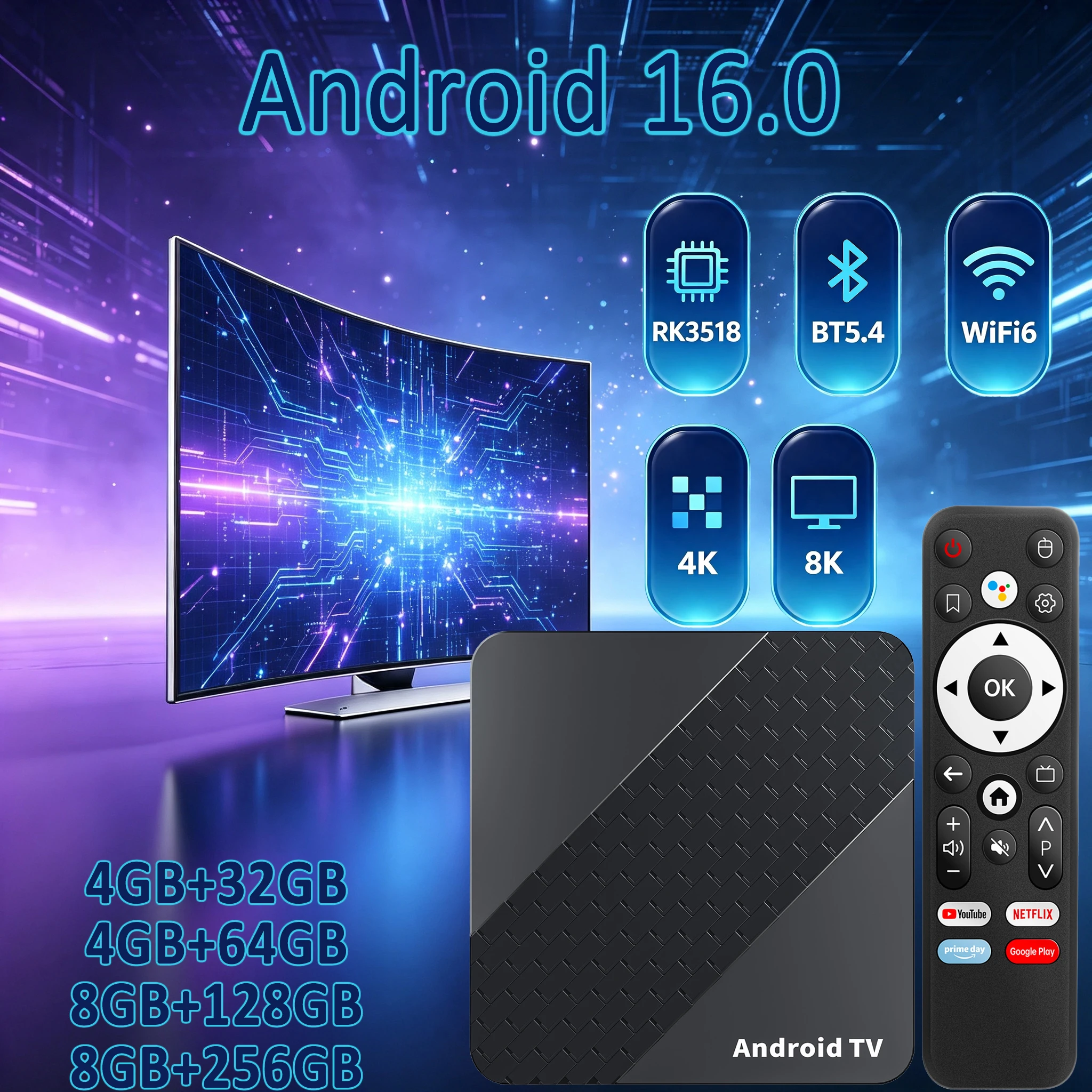 Smart Home Youtube - Smart TV Box X10 Android 16