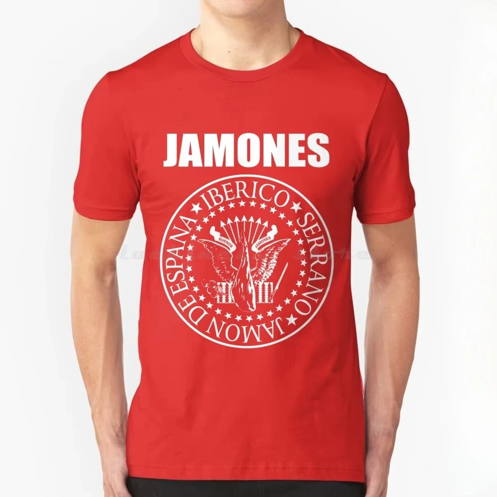 Camiseta parodia de jamón español - Emblema humorístico de jamón ibérico al estilo del sello presidencial, ideal para amantes de la cocina española y fans de los memes.