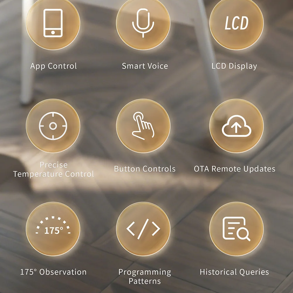 WiFi Smart Thermostat For Tuya App Remote Control Programmable Heating Temperature Controller With LCD Screen Freeze For Home