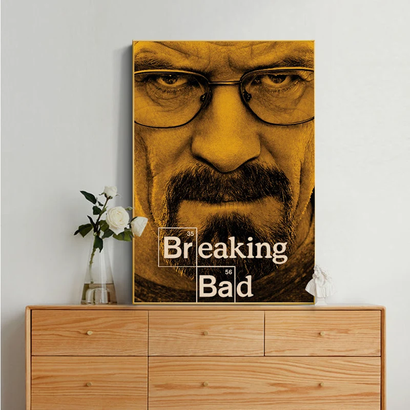 Breaking Bad Classic Movie Posters For Living Room Bar Decoration Stickers Wall Painting