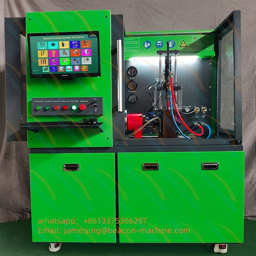 Picture 4: Multifunctional Machine Implement All Coding Functions Cr618 Diesel Fuel Injector Pump Flow Test Bench