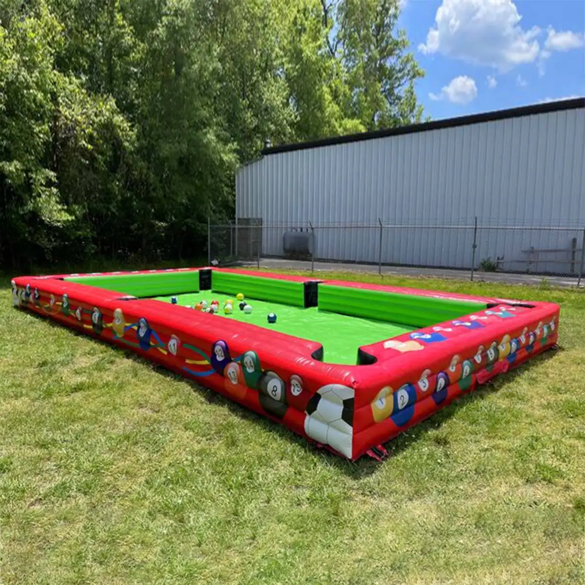 

Inflatable Sport Game Inflatable Pool Table Arena Snookball Soccer Billiards Field Inflatable Snooker Football