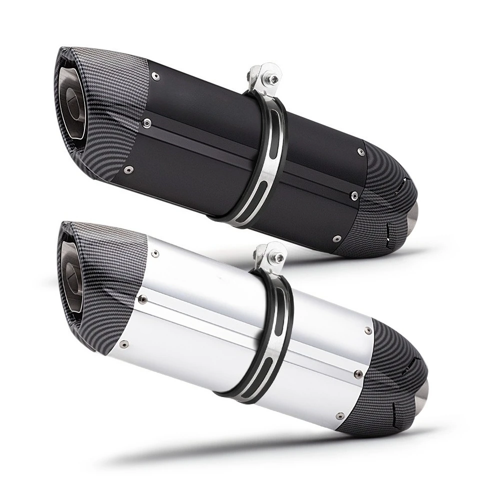 Motorcycle Exhaust System Modified Universal 51mm Exhaust Muffler Pipe with DB Kille for Ducati Monkey MAX NINJA400 GSX250 R3