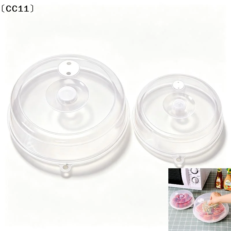 1/2Pcs Microwave Food Anti-Sputtering Cover Heated Sealed Covers Oven Oil Cap Food Splatter Guard Covers Kitchen Tool〔CC11〕