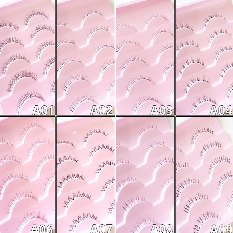 LTWEGO pestañas inferiores 5 pares, 3D visón, aspecto natural, extensión de pestañas inferiores, pestañas cortas, herramientas de maquillaje 2