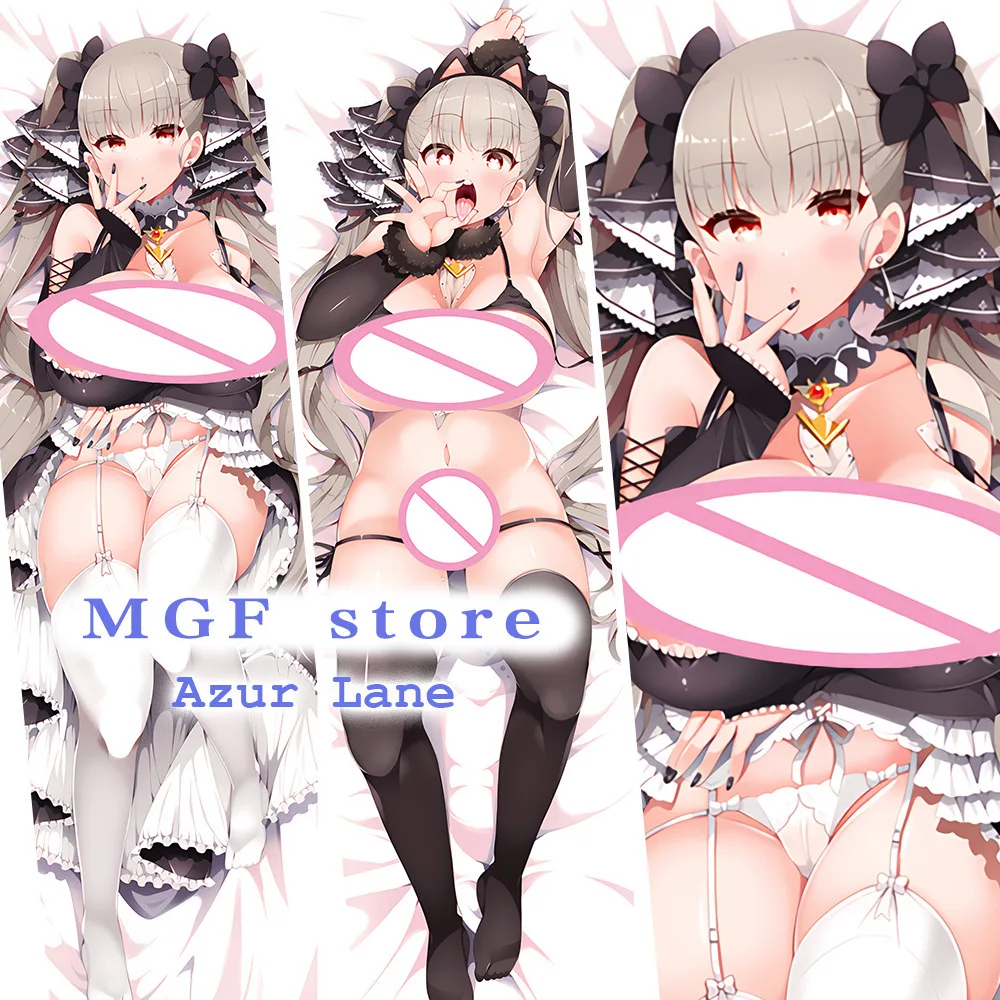 غطاء وسادة أنيمي من Azur Lane Dakimakura ، غطاء وسادة تنكري هائل HMS ، قماش ذو اتجاهين ، لطيف وجميل ، جودة عالية