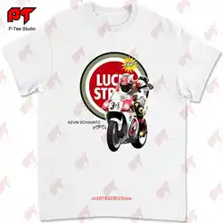 Kevin Schwantz Team Lucky Strike Signature T-shirt Tee 2GP6