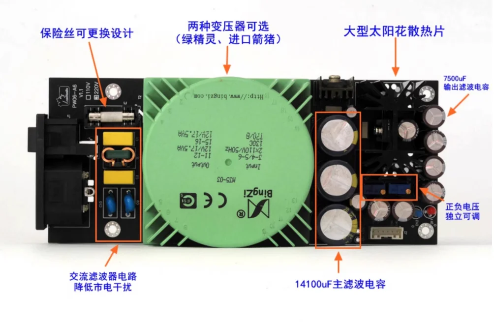 Closolo horizon alimentation linéaire, remplacement sans perte PW06-A6 de la carte d'alimentation de mise à niveau, LT3042
