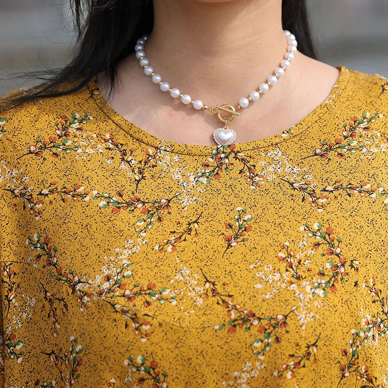 فساتين صيفية عصرية غير رسمية جديدة للنساء 2025 فستان نسائي عتيق أنيق بأكمام قصيرة مطبوع برقبة دائرية ملابس نسائية #5