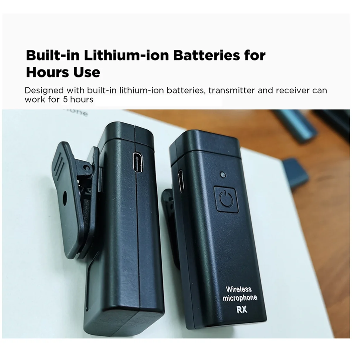 POP-lUHF ワイヤレスマイクラジオ首輪クリップライブブロードキャストノイズリダクションマイクビデオレコーダー