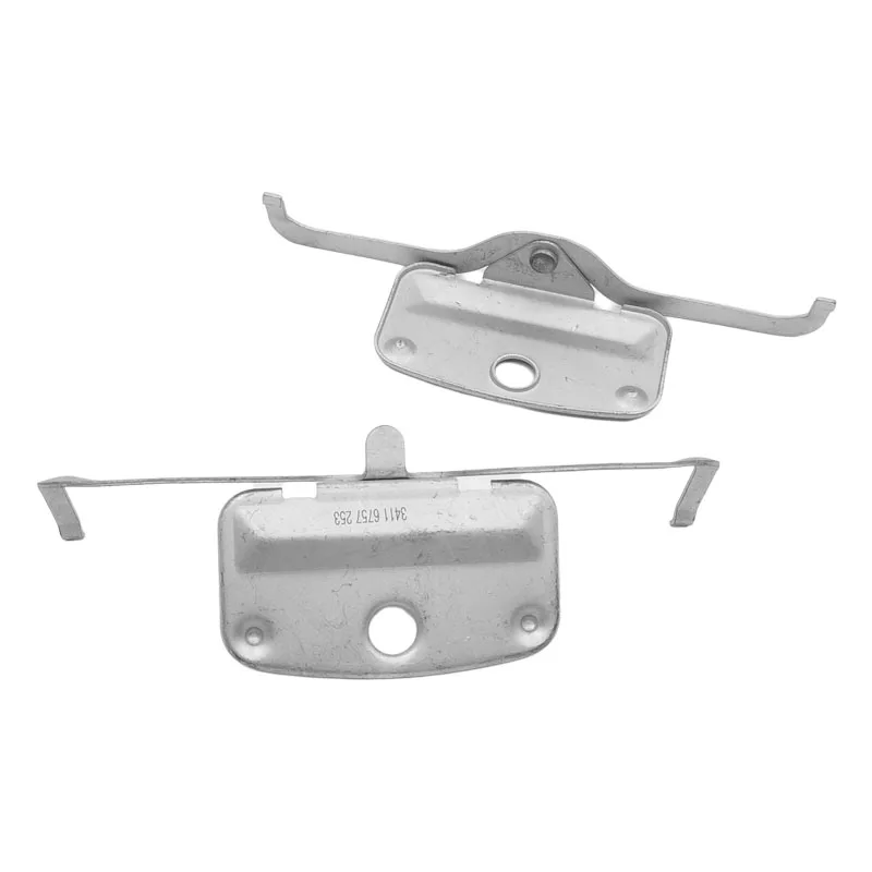 2Pcs Brake Pad Retainer Clip Front 34116757253 For BMW E90 E92 E93 E60 E64 E63 E66 X1 E84 Z4 E89 335i 545i 550i 645Ci 630i 650i