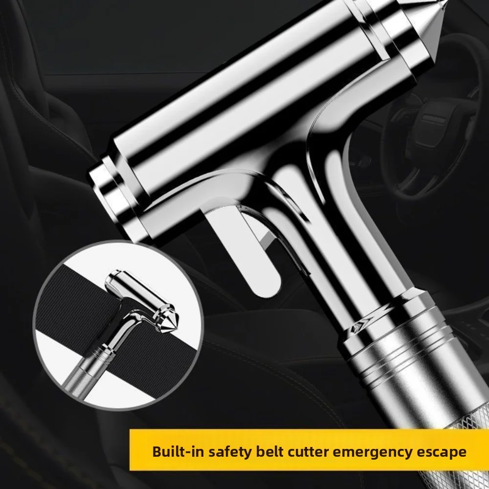 Neue Auto Fenster Breaker Notfall Flucht Werkzeug mit Sicherheitsgurt Cutter Carbon Stahl Lebensrettende Auto Werkzeug HotCar Sicherheit Hammer – Detail 5
