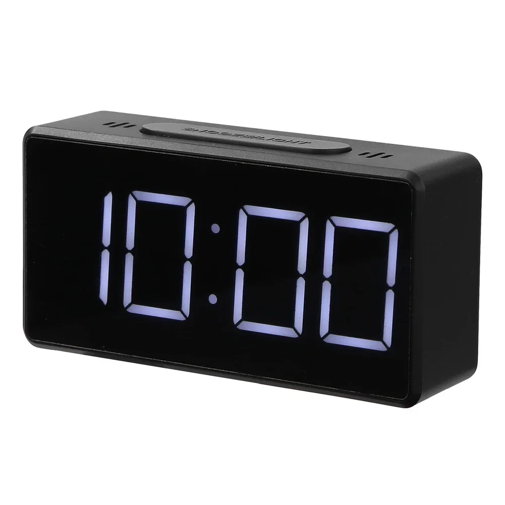 LED Mini Student Clock Usb Desktop Electronic Alarm Clock °c-℉ Temperature Tester-white Light 2 Levels of Brightness