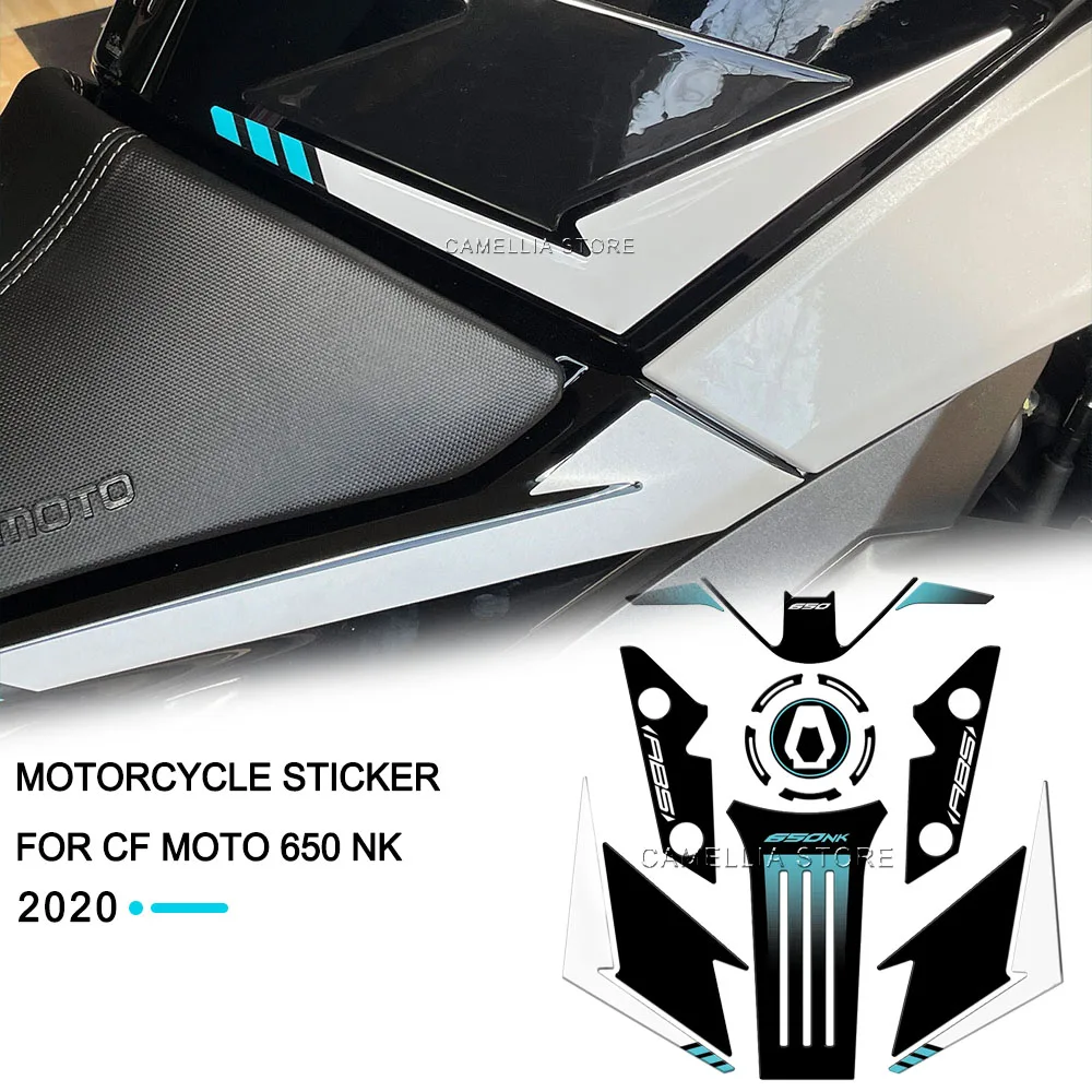 

Motorcycle Tank Pad Sticker Waterproof 3D Epoxy Resin Motorcycle Front Mudguard Sticker for CF MOTO 650 NK 2022